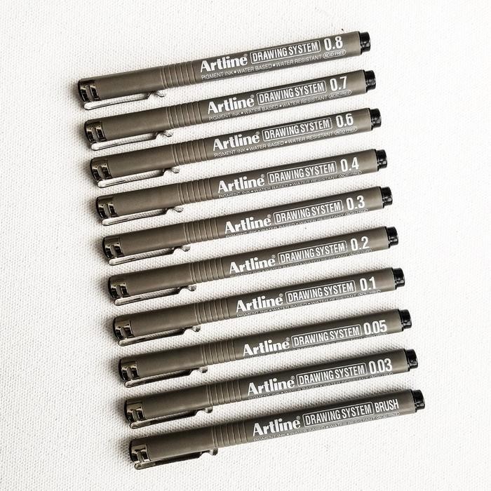 

Artline Drawing Pen EK-2305N / Drawing System / Pena Gambar - 0.1