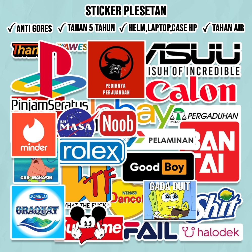 

STIKER AESTHETIC LAPTOP Hp Waterproof Vintage Plesetan Tumblr Helm Laptop Case