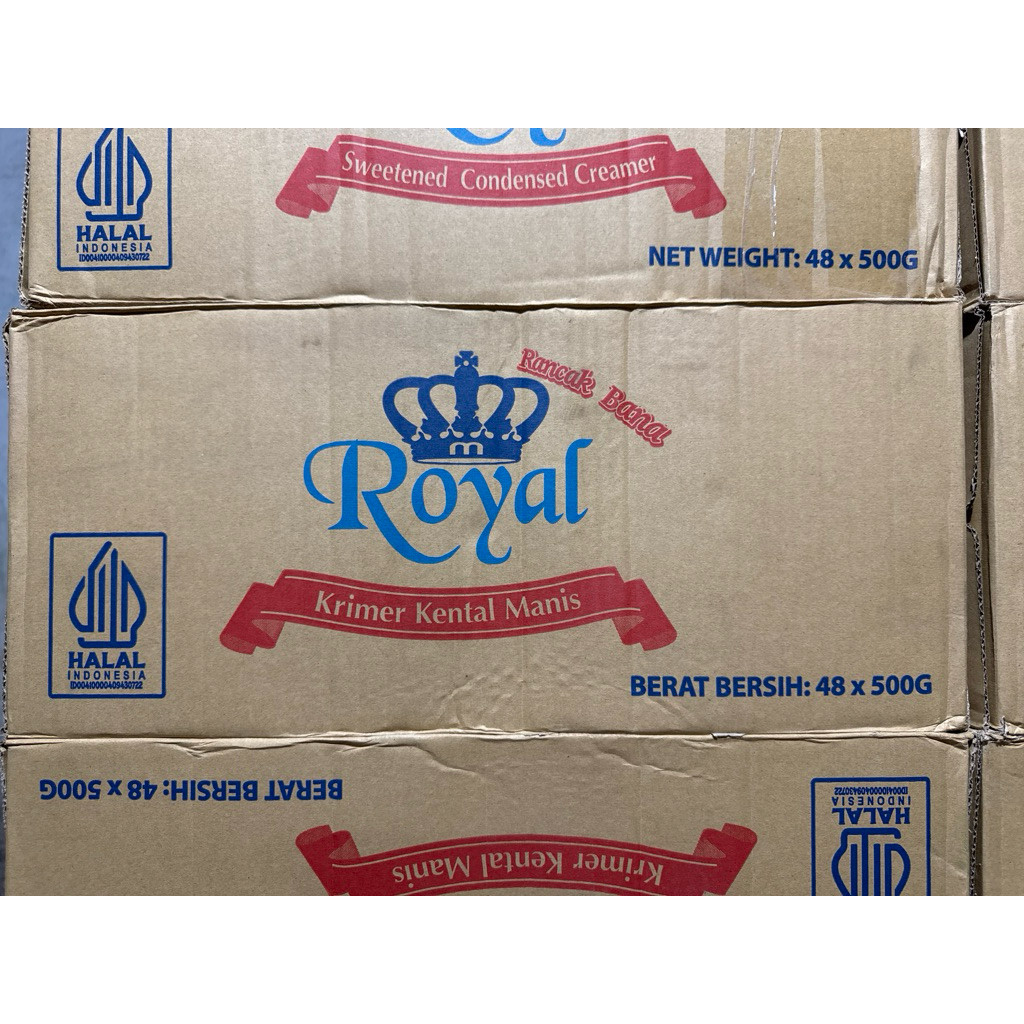 

Susu Royal 500 gram @ 48 kaleng / 1 dus
