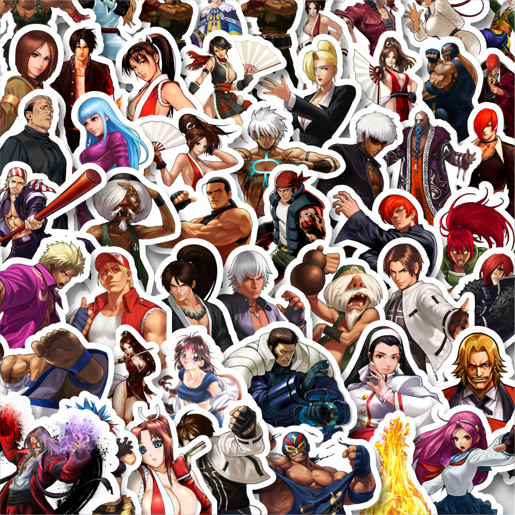 

Stiker Cutting Pack Stiker Game Series King Of Fighter Character Mix 7 Isi 100Pcs Series Aesthetic Lucu Keren Untuk Koper Bahan Vynil