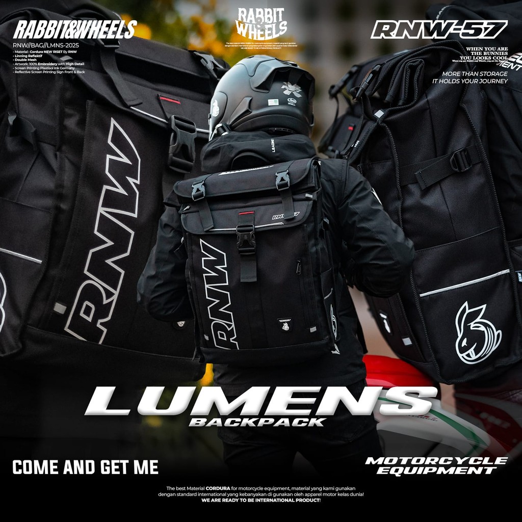 LUMENS BACKPACK - RABBIT AND WHEELS