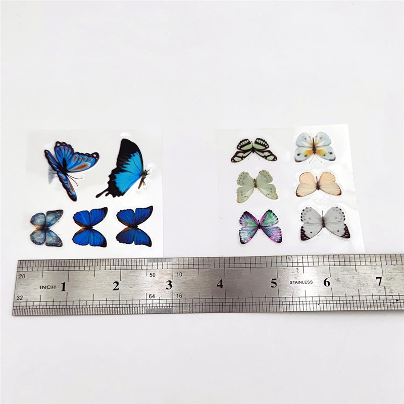 

100 Sheets Vintage Butterfly Plant Flower Scrapbook Stickers For Junk Journal Supplies