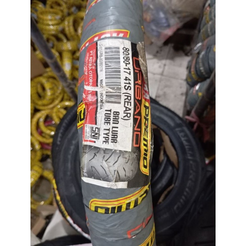 Ban Luar ASPIRA PREMIO Urbano TubeType Uk 80/80-17 Belakang Ban motor Aspira
