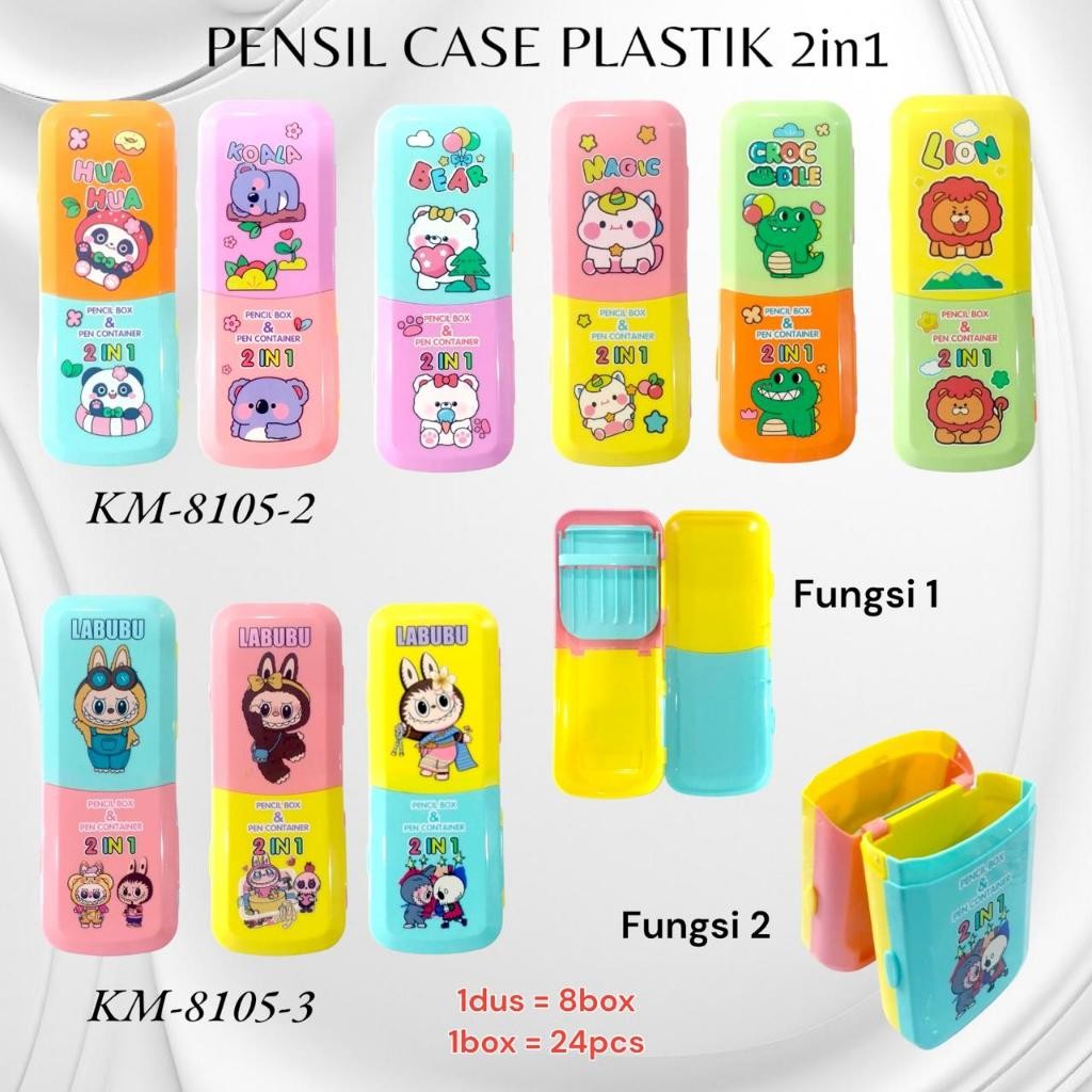 

[SDW] pekanbaru/PENSIL CASE PLASTIK 2 IN 1