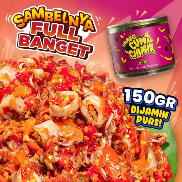 

Promo Eatsambel - Cumi Ciamik - 1 CUMI