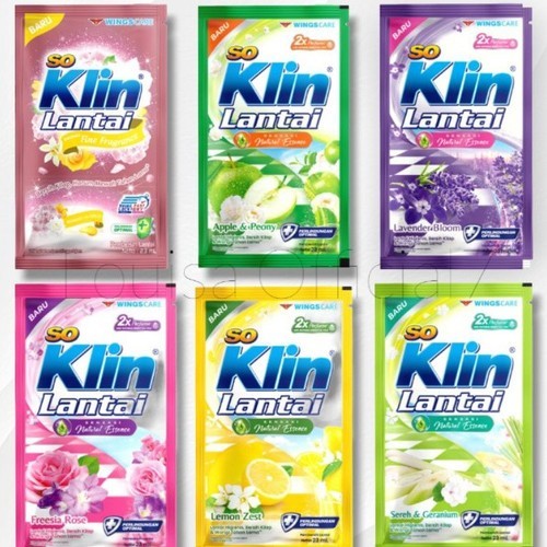 SOKLIN LANTAI SACHET 23 ML SOKLIN PEMBERSIH LANTAI ECER soklin lantai MINORD