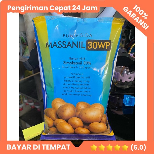 Fungisida Massanil 30 WP Simoksanil Penyembuh Tanaman Kentang 500 gr COD