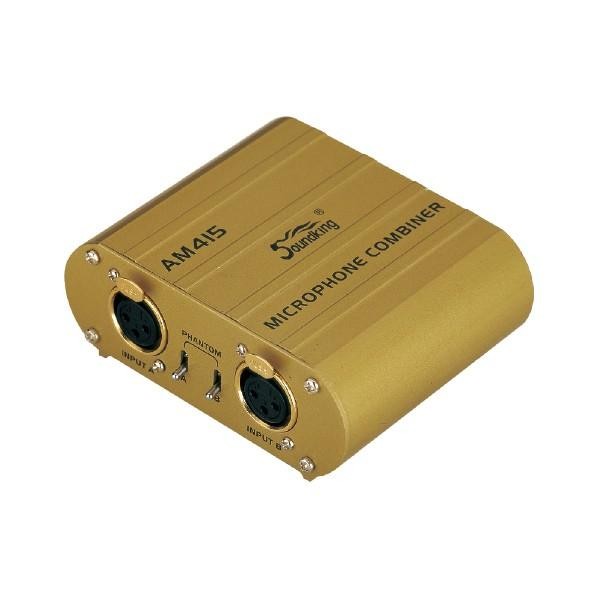 Soundking AM415 Mic mixer, input 2xXLR/Output BMJ