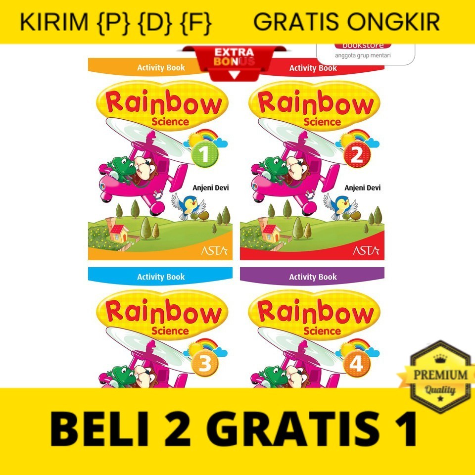 

{P} {D} {F} Rainbow Science Series (Activity Book) | Buku Pelajaran IPA TK