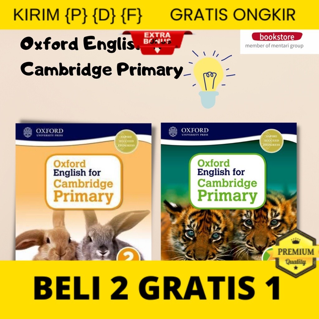 

{P} {D} {F} Oxford English for Cambridge Primary | Buku Bahasa Inggris SD