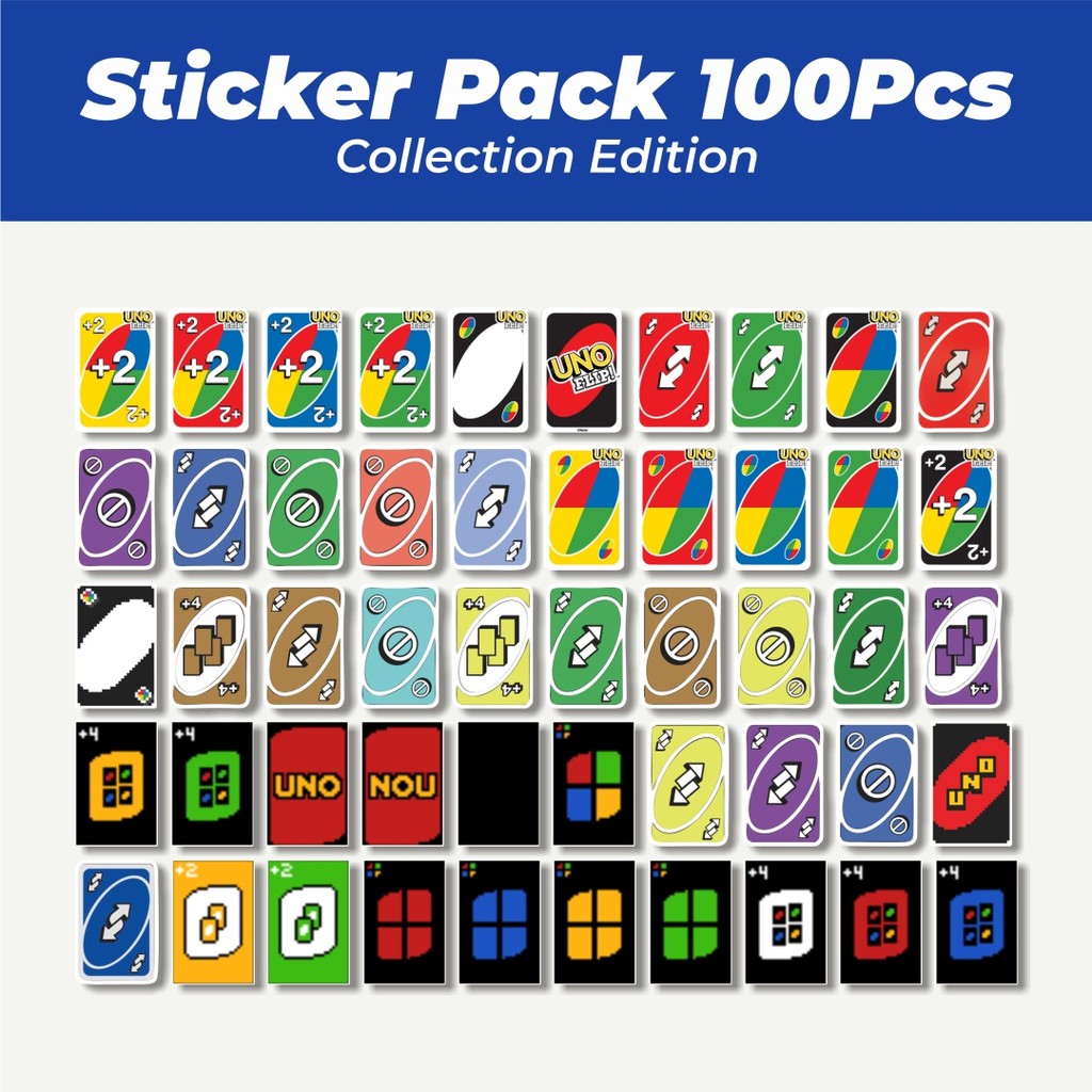 

Hot Stiker Game Kartu UNO V8 Lucu Anti Air Stikers Berperekat Waterproof Sticker Decal Buat Motor Helm Buku Journal Koper Casing HP Laptop Botol Minum
