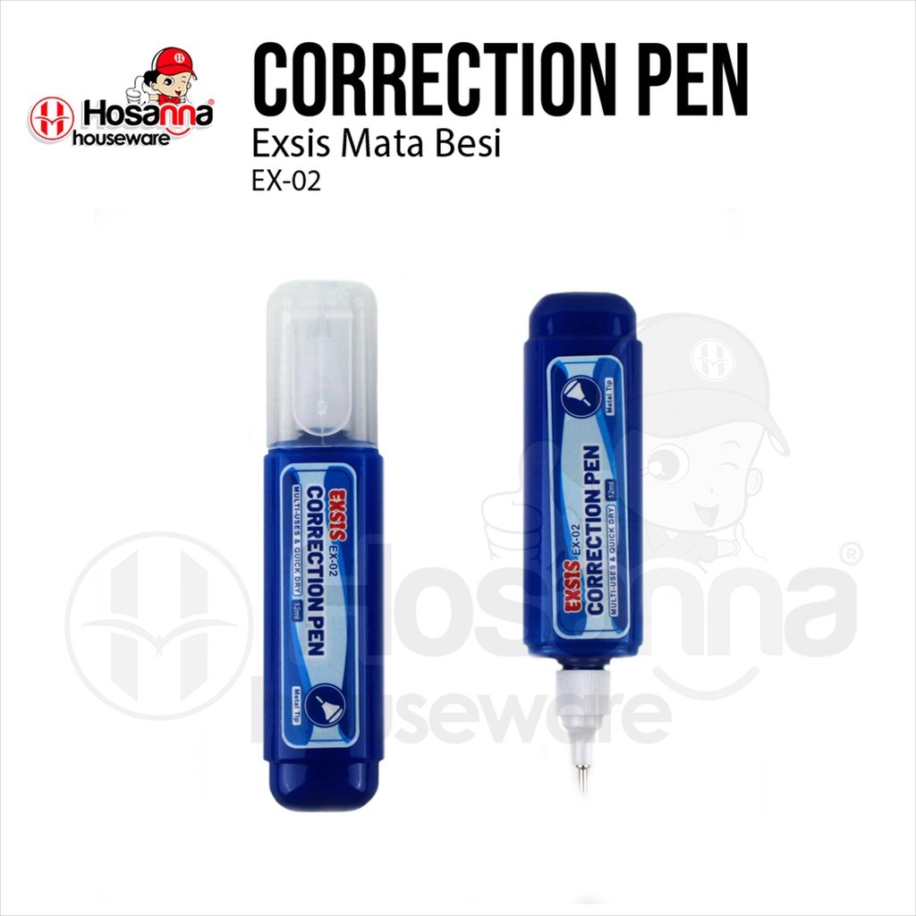 

♚Tipe X Exsis Biru Ujung Besi / Stipo Cair Satuan EX-02♚