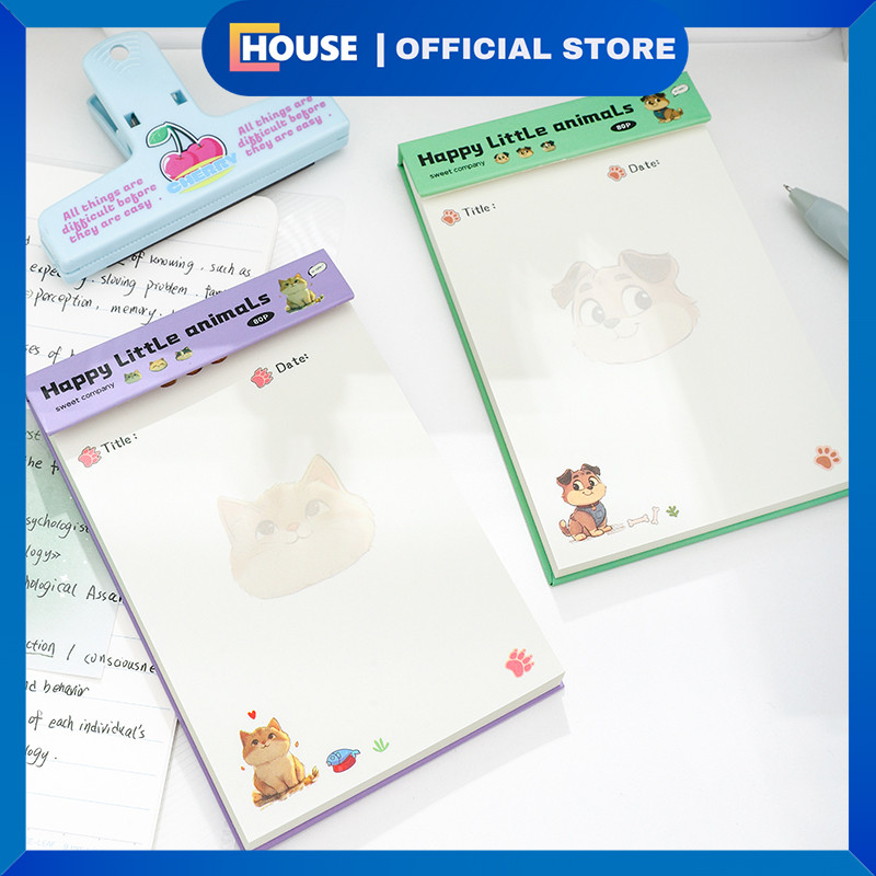 

UHOUSE Sticky Note Mini / Memopad Mini / Buku Saku/ Memo Kertas Daily dan Weekly Plan 14.7 x 9.7 cm ( 80 Lembar )