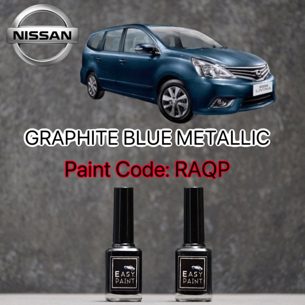 Cat Oles Graphite Blue Metallic RAQP Nissan Livina Biru Tua Metalik 15ml