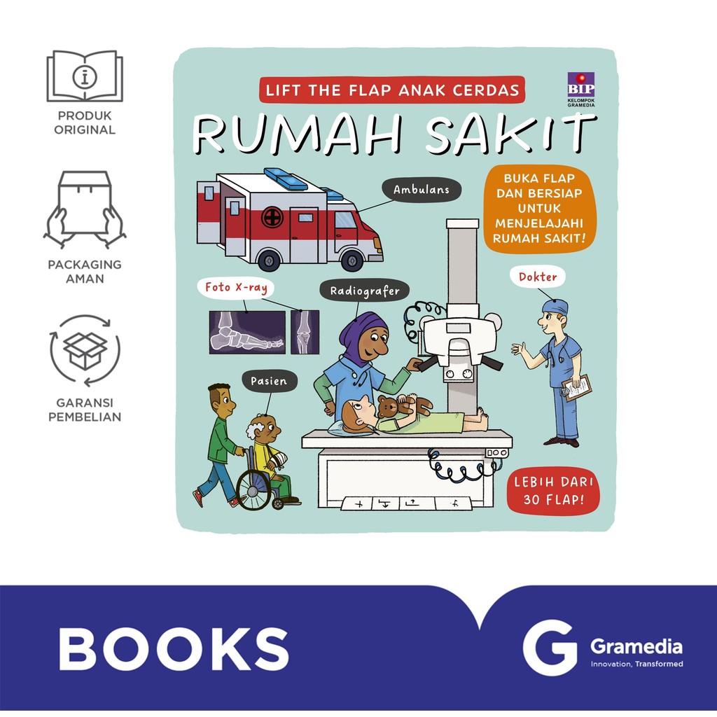 Lift The Flap Anak Cerdas: Rumah Sakit (Templar Publishing)