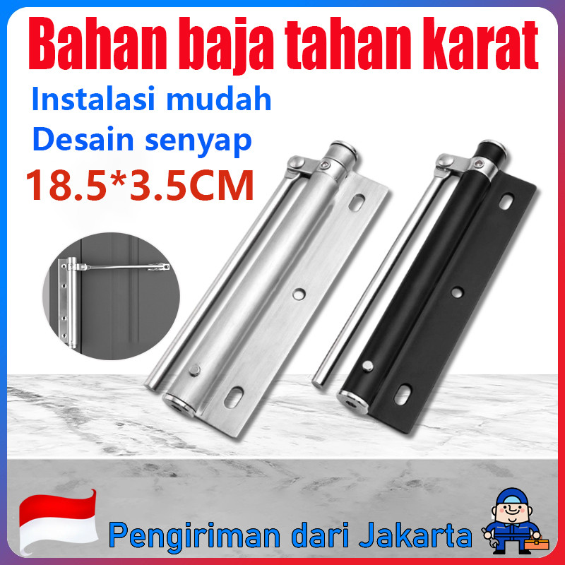 Penutup Pintu Otomatis Stainless Steel/Automatic Door Closer Besi penutup pintu otomatis engsel kobo