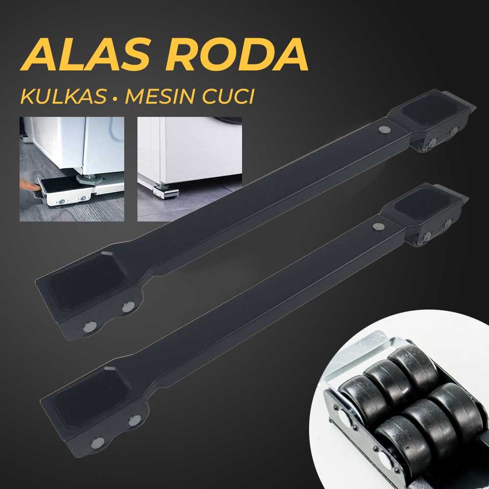 

OIMG Alas Roda Kulkas Mesin Cuci Stand Moveable Roller 70cm 2 PCS - OMG17 -MR