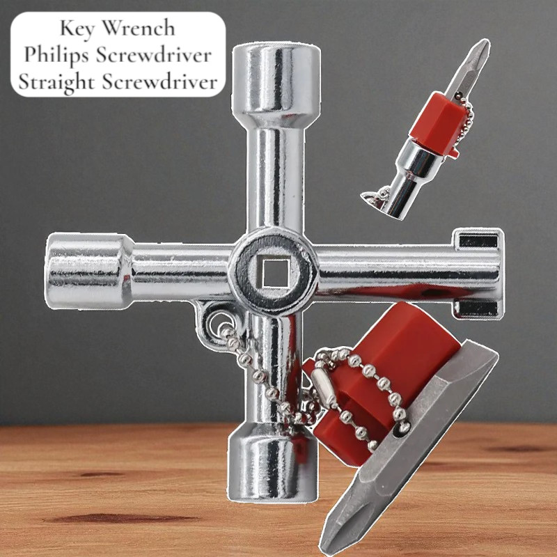 

BST Kunci Pas Multifungsi 4in1 dengan Obeng Plus Minus - GT-J1 -MR