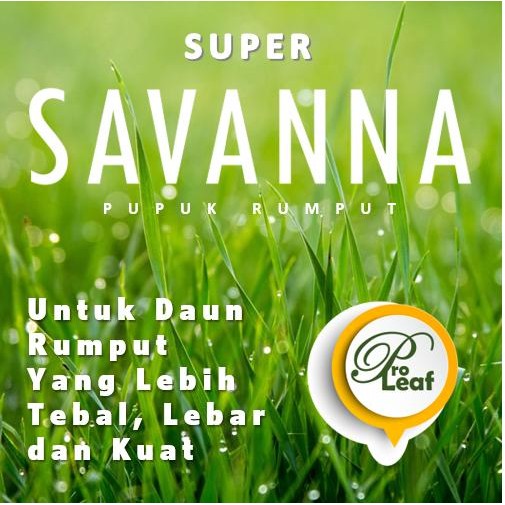 TERMURAH Pupuk Rumput SUPER SAVANNA Pro Leaf 100 ml