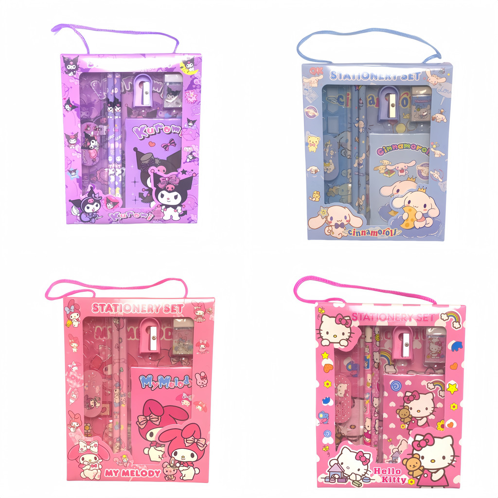 

Sanrio Hello Kitty My Melody Kuromi Cinnamoroll stationery gift box back-to-school gift stationery gift set Christmas gift