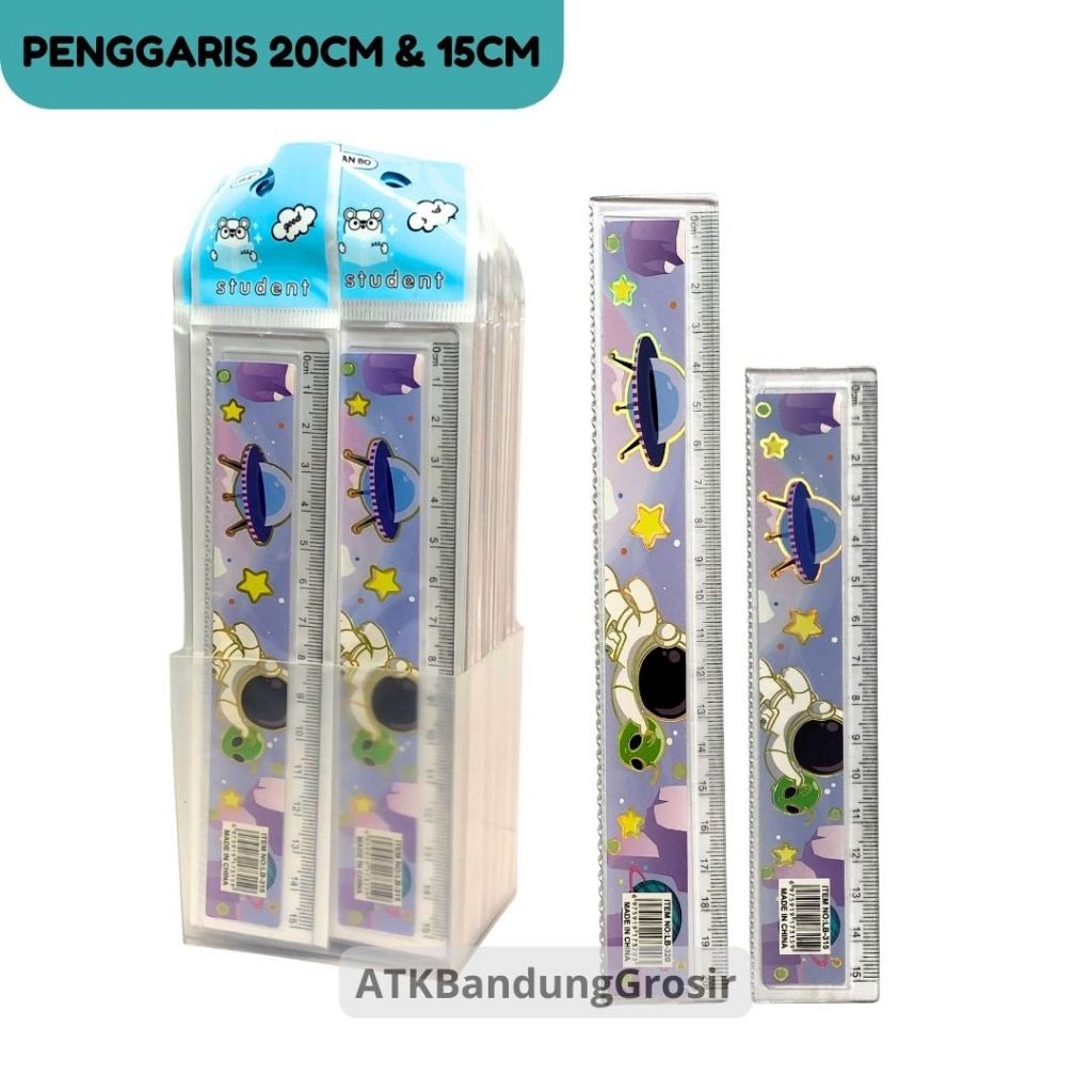 

Penggaris Impor 20CM & 15CM Student Motif Space LB-315 - SATUAN - SHSNP