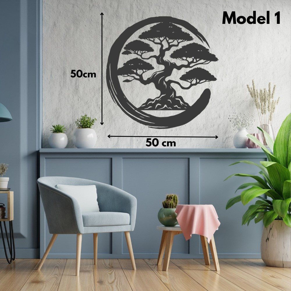 HIASAN DINDING BONSAI JEPANG CUTTING ART BONSAI JEPANG/SENI JEPANG UNTUK DINDING