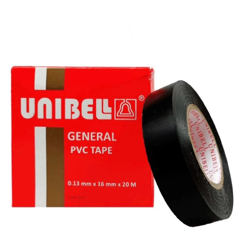 

UNIBELL Isolasi Kabel Listrik Warna Hitam 20 meter