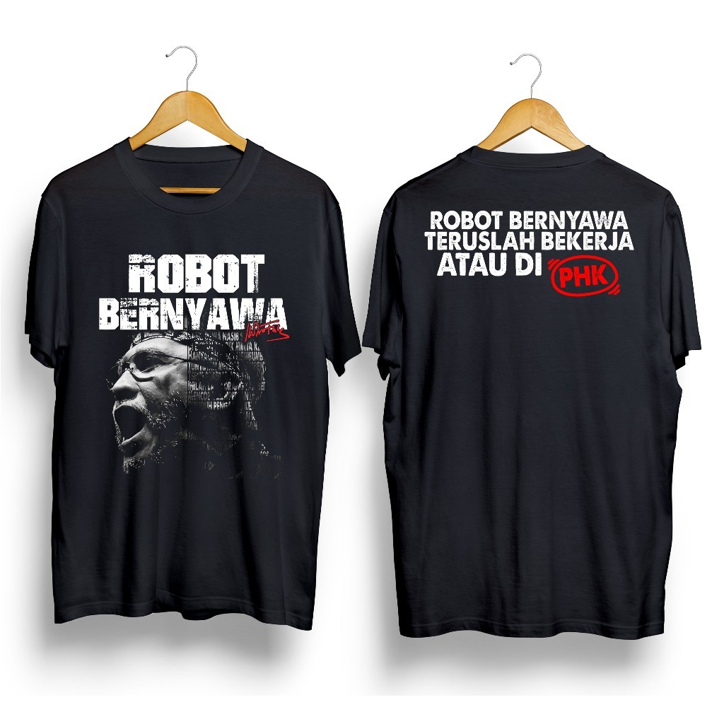 T-shirt Oblong Premium Iwan Fals Cover Album Pilihan - Kaos Iwan Fals Robot Bernyawa Tshirt Seniman 