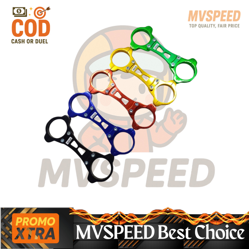 Borgol Shock Depan Ninja Borgol Ninja R CNC 5 Varian Warna