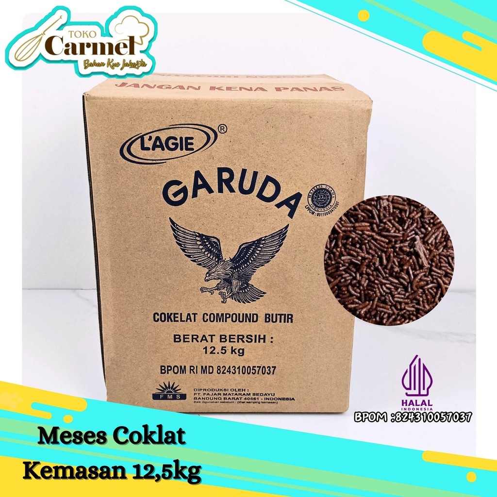 Coklat Meses 12,5kg Garuda Cokelat Butiran