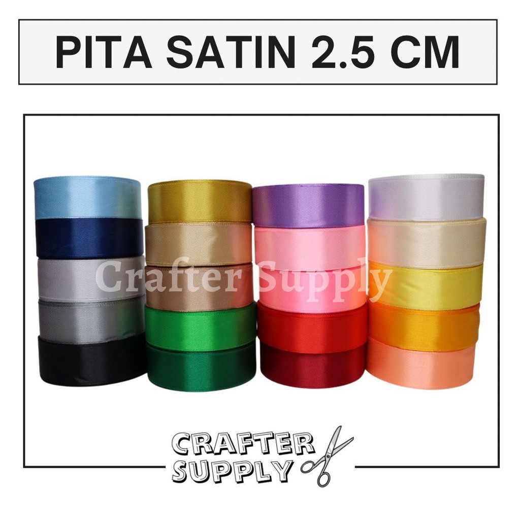 

PITA SATIN 1 INCH (LEBAR 2,5 CM) PER ROLL