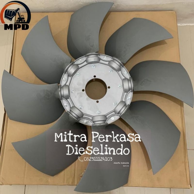 Kipas Radiator Volvo EC200D EC210D Fan Cooling Volvo EC200D EC200 D EC210D EC210 D Import