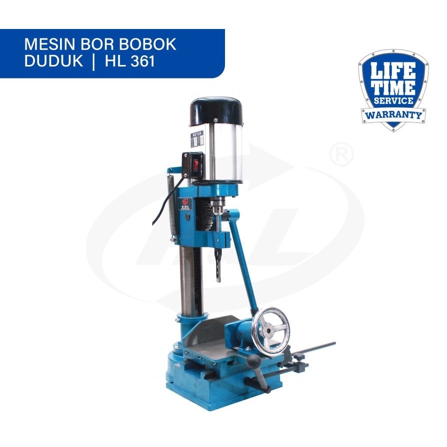 HL 361 A Mesin Bor Bobok Duduk Kayu Mortizer Machine