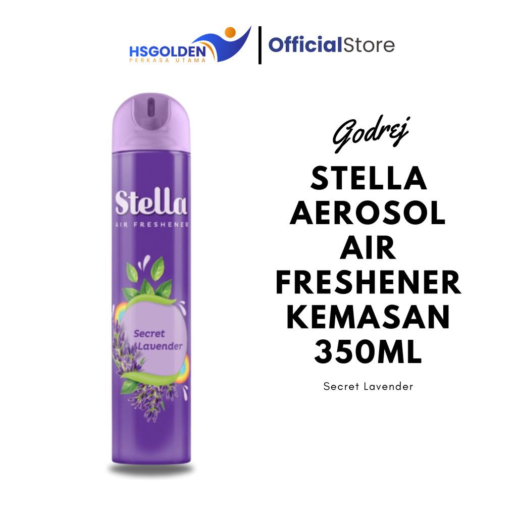 Stella Pengharum Ruangan Aerosol Secret Lavender 350 ml