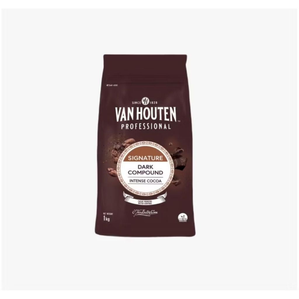 

Vanhouten Dark Compound Coins 1kg / signautre intense cocoa