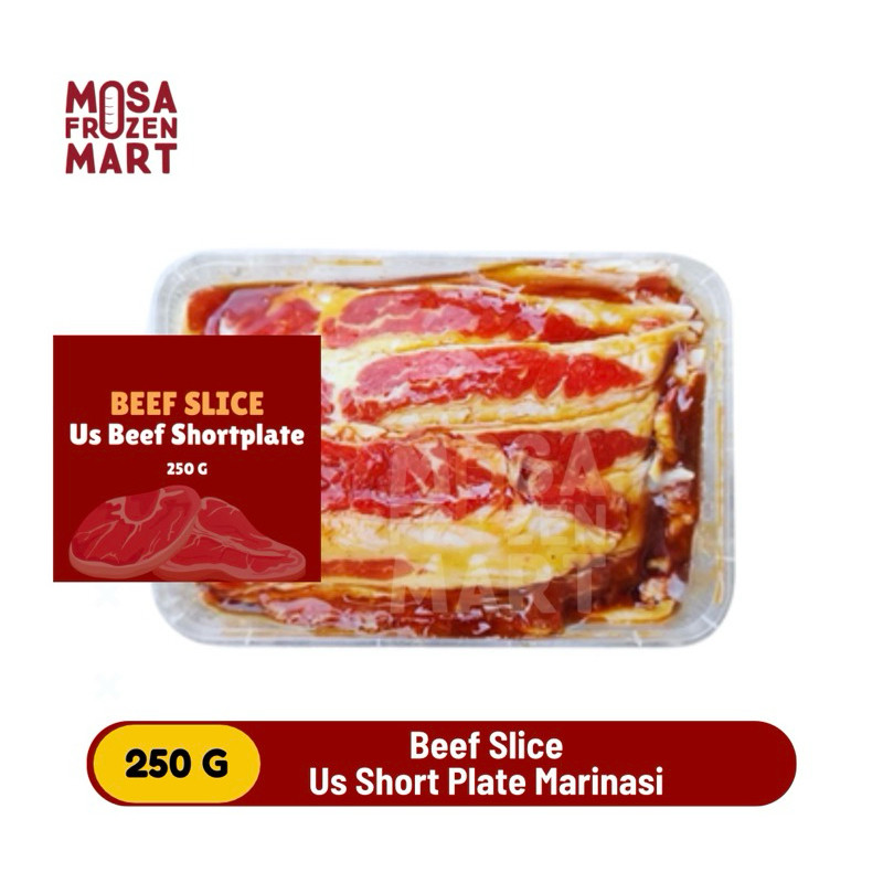 

Beef Slice Us Short Plate Marinasi 250 G | Daging Grill