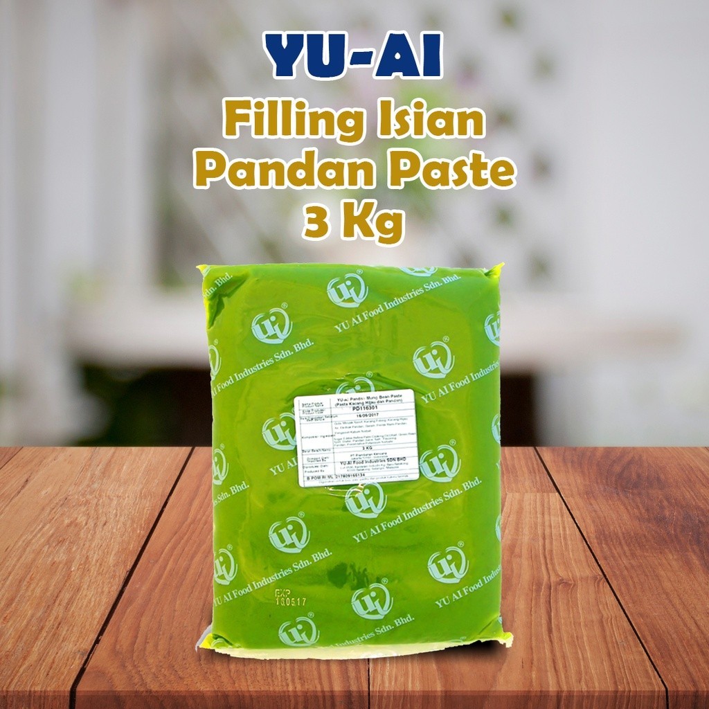 

YU-AI Filling Isian Pandan / Pandan Paste 3 Kg
