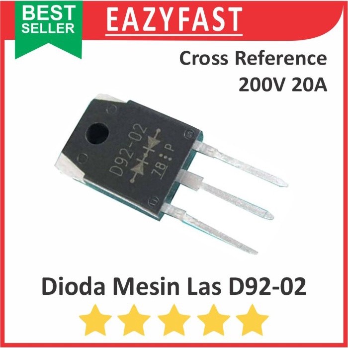 Dioda Mesin Las D92 D92-02 Cross Reference D9202 Diode UltraFast Array