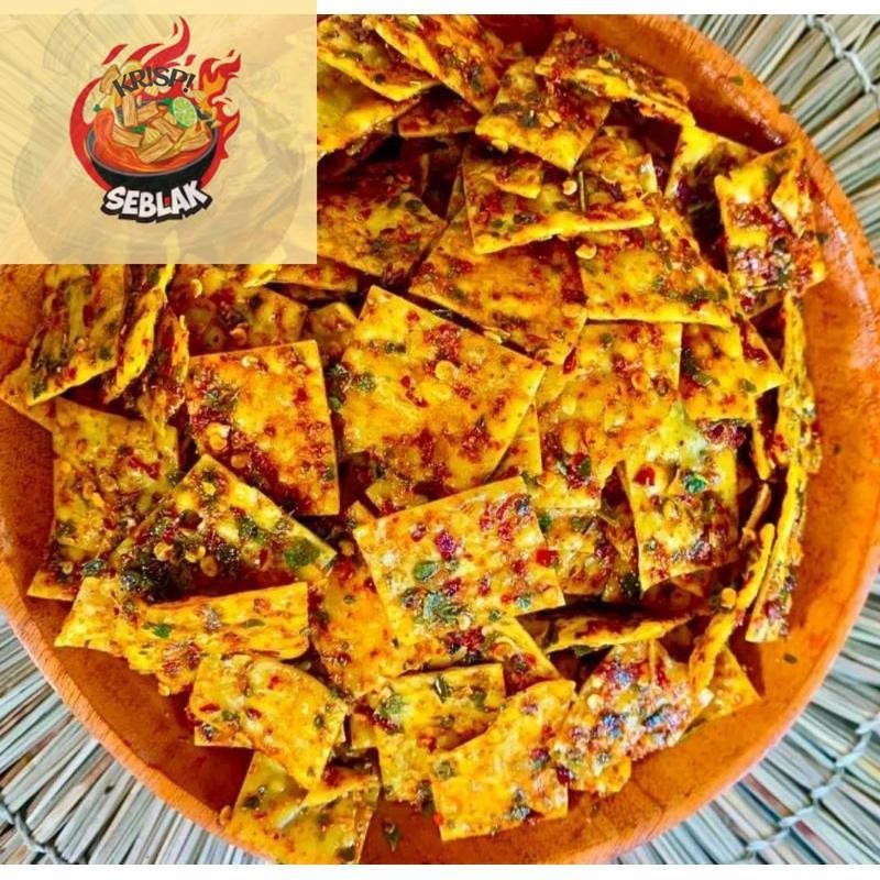 

Seblak krispi 1Kg Pangsit bawang pedas daun jeruk Seblak