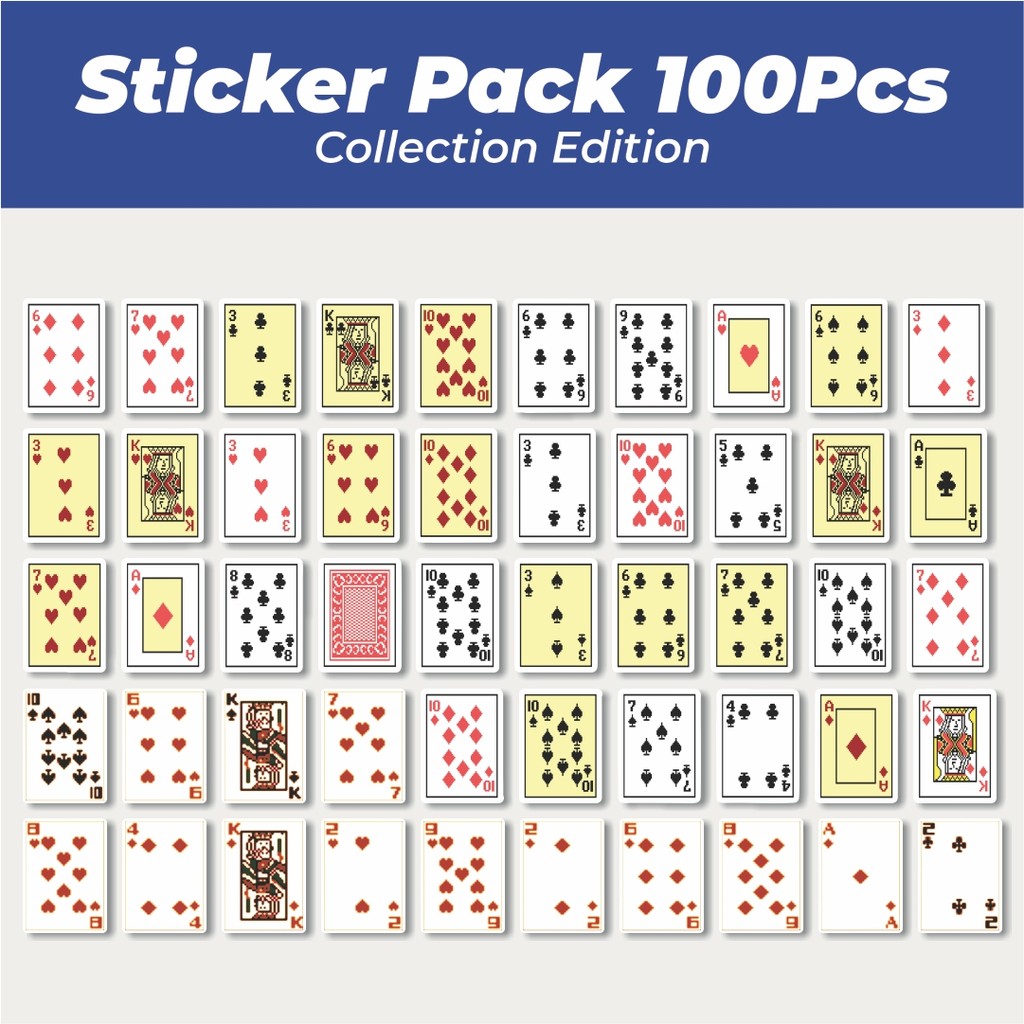 

Hot Stiker Kartu Poker V11 Lucu Anti Air Stikers Berperekat Waterproof Sticker Decal Buat Motor Helm Buku Journal Koper Casing HP Laptop Botol Minum