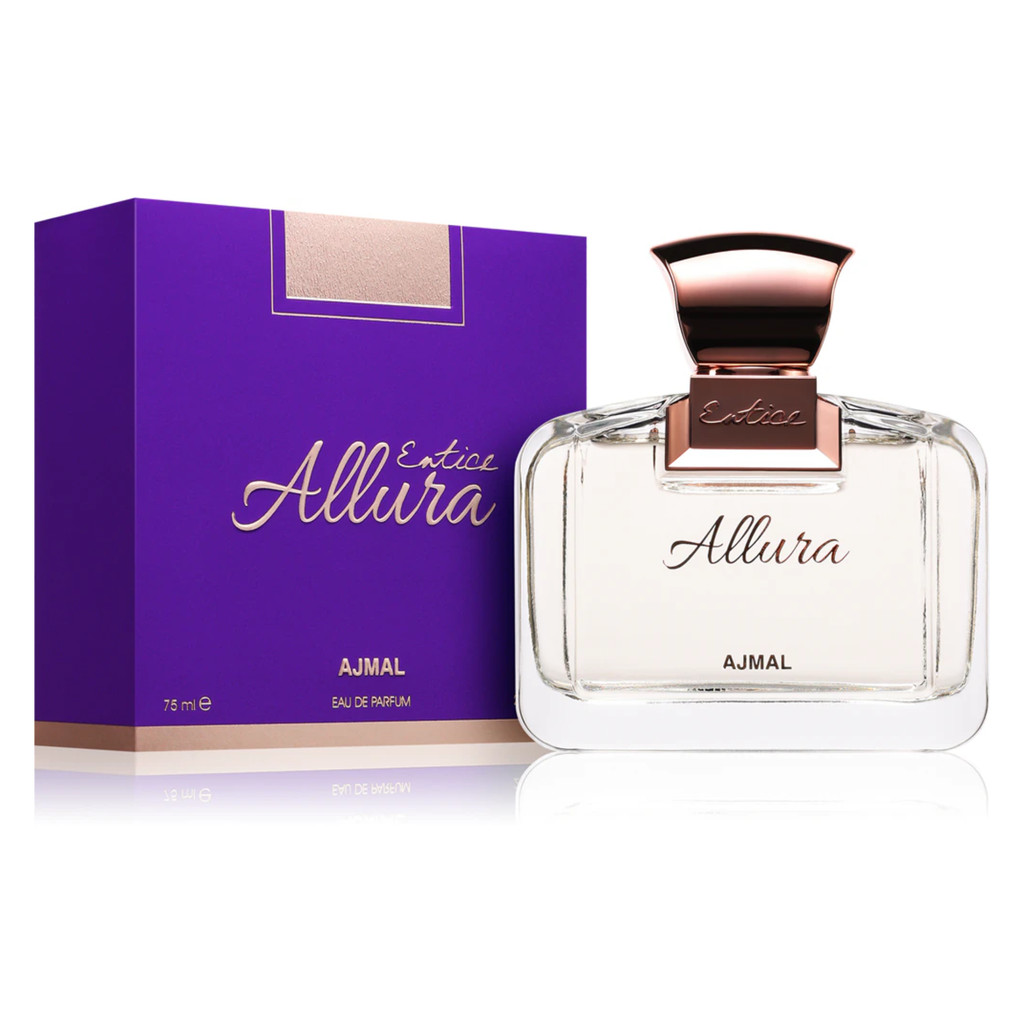 Ajmal Entice Allura EDP 75ml - Parfum Wanita Manis Romantis Elegan Original Dupe Giorgio Armani Si I
