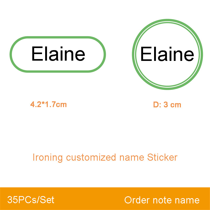 

Custom Ironing Heating Name Sticker Washable Clothes Stickers Iron Labels On Clothing For Baby Suit Personal Name Sticker Tags