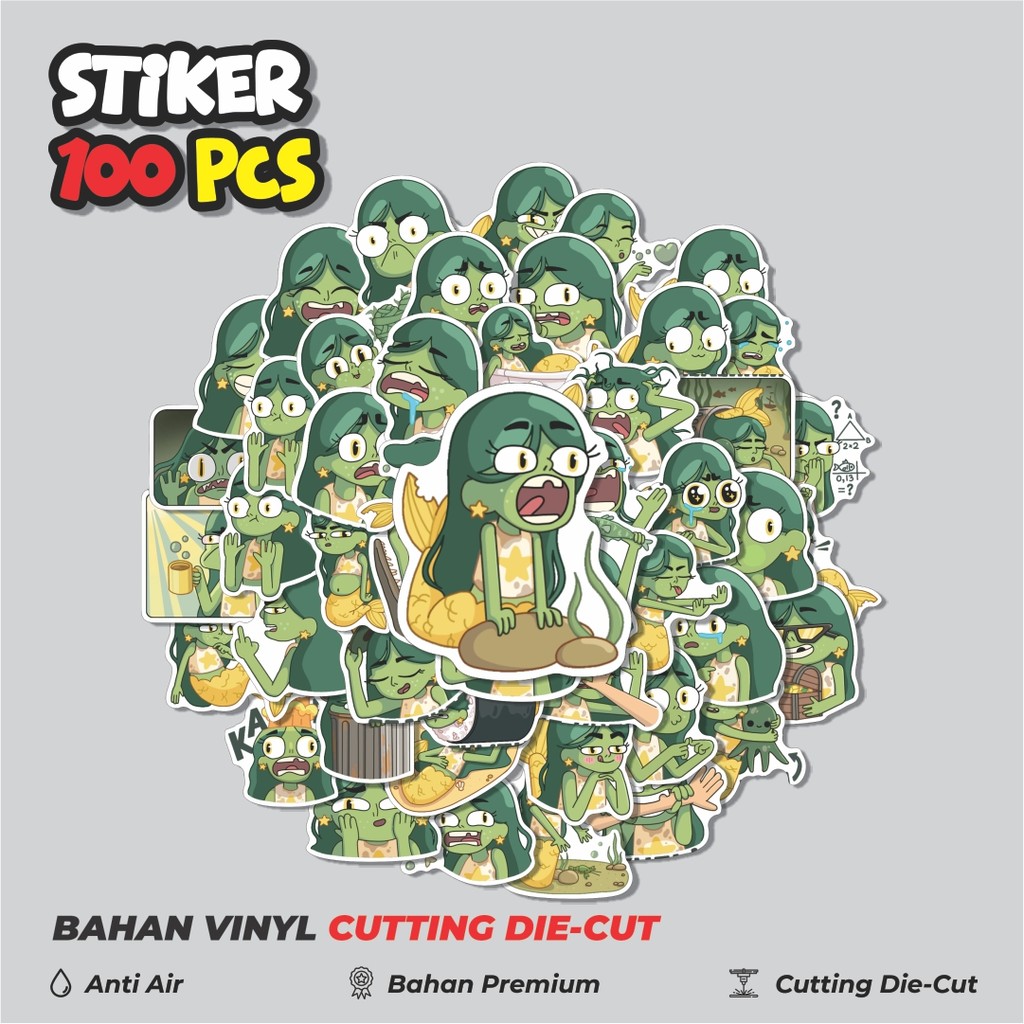 

Terbaru! 50 pcs Stiker Kartun Goldie Dekorasi Lucu Kreatif untuk Notebook, Skateboard, HP