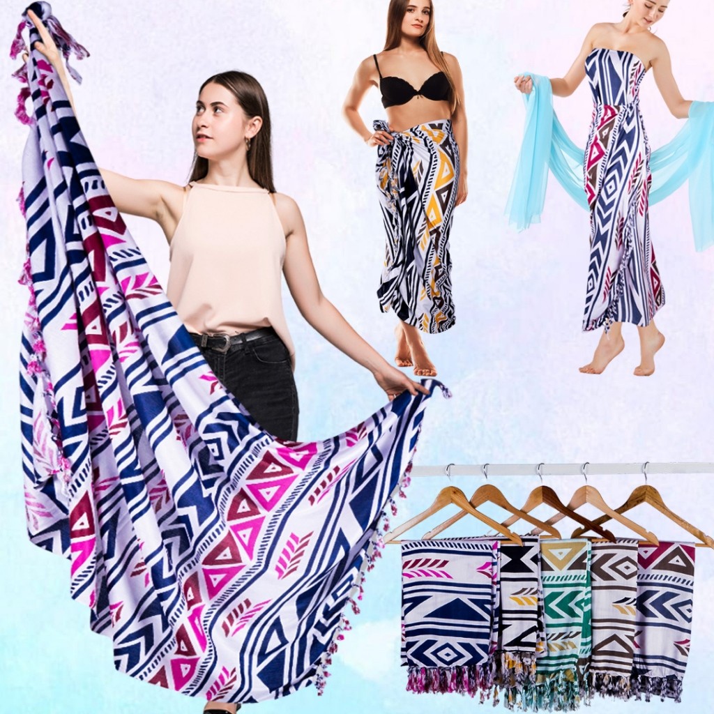 Promo KAIN PANTAI BALI SARUNG SARONG PANTAI BALI MOTIF SARUNG WANITA1