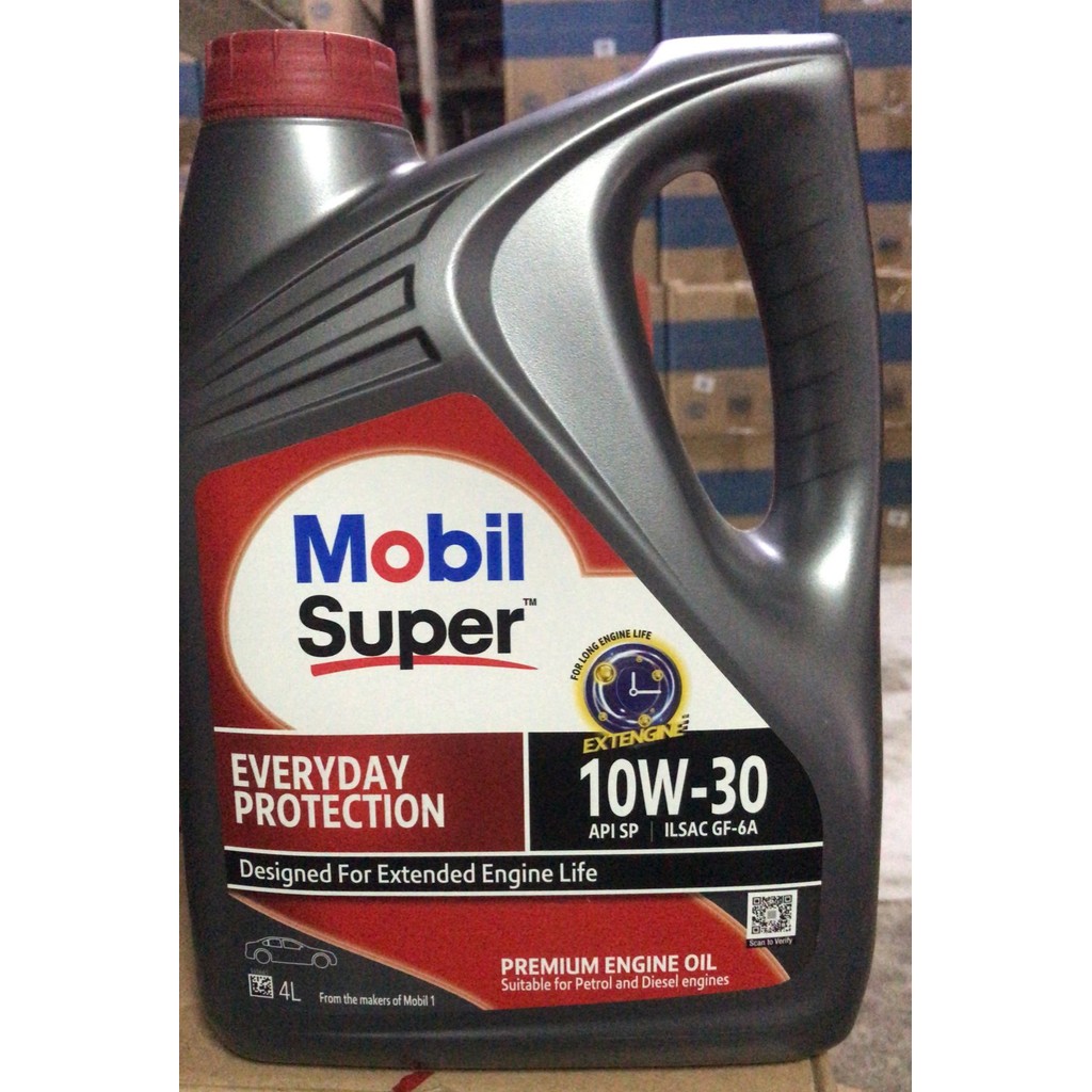 oli mesin mobil one super everyday protection 10w-30 10w30 4lt