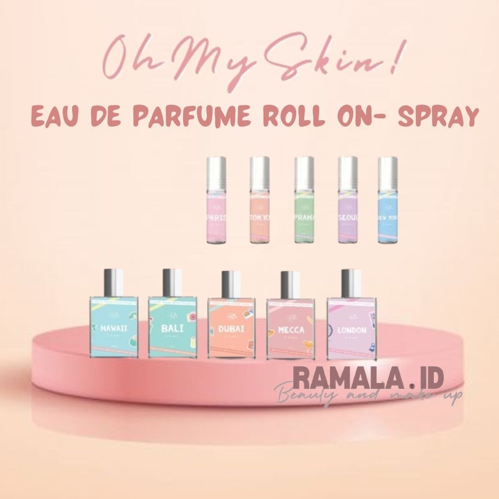 RAMALA-  OHMYSKIN EAU DE PARFUME | Parfume OhMySkin | EDP OhMySkin Rollon (6 ml) | EDP OhMySkin Spra