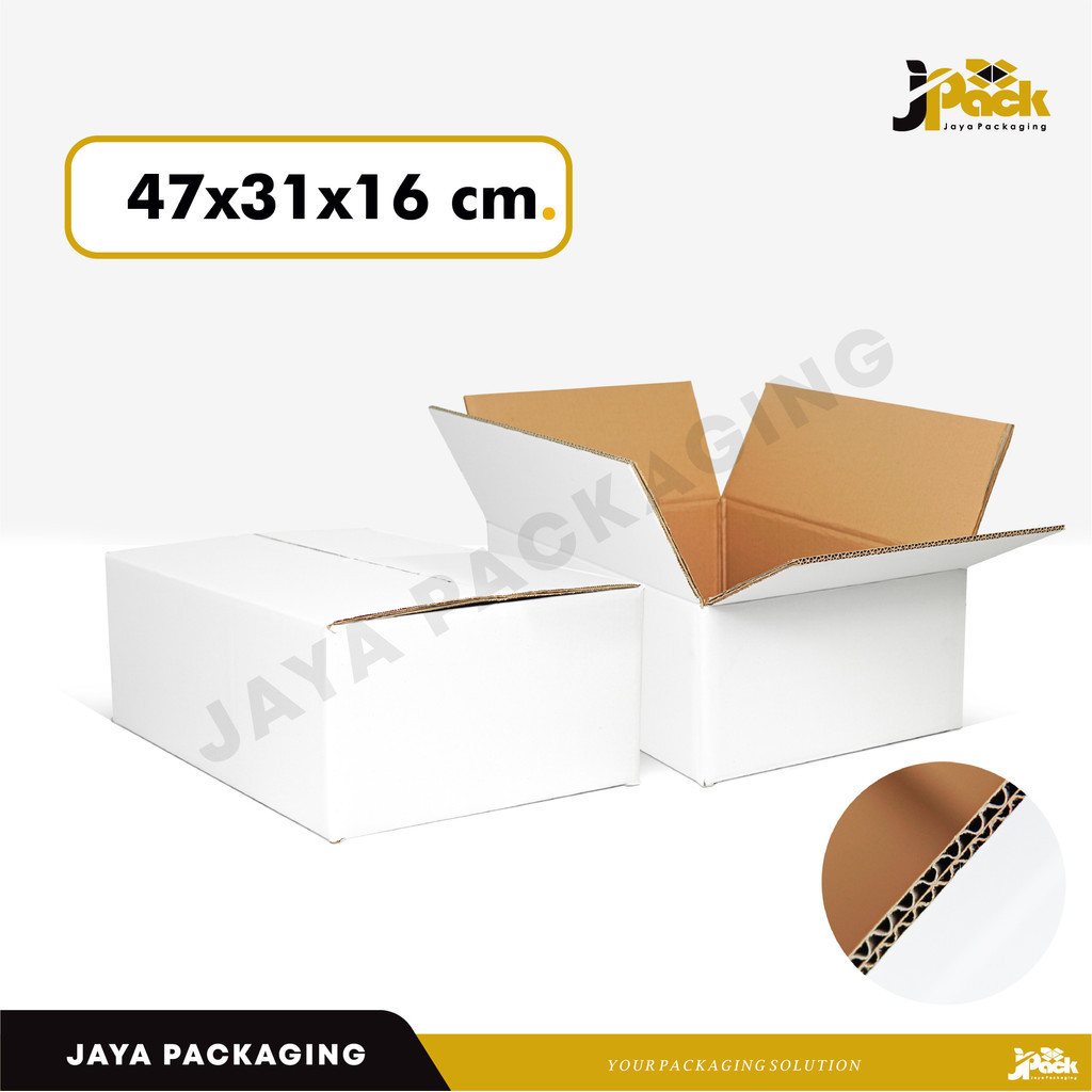 

Box Double Wall 48x32x18 cm. ( Sweeden ) BoxNormal/Amdk/Kotak/Packing/Kardus/A1/tinggi18