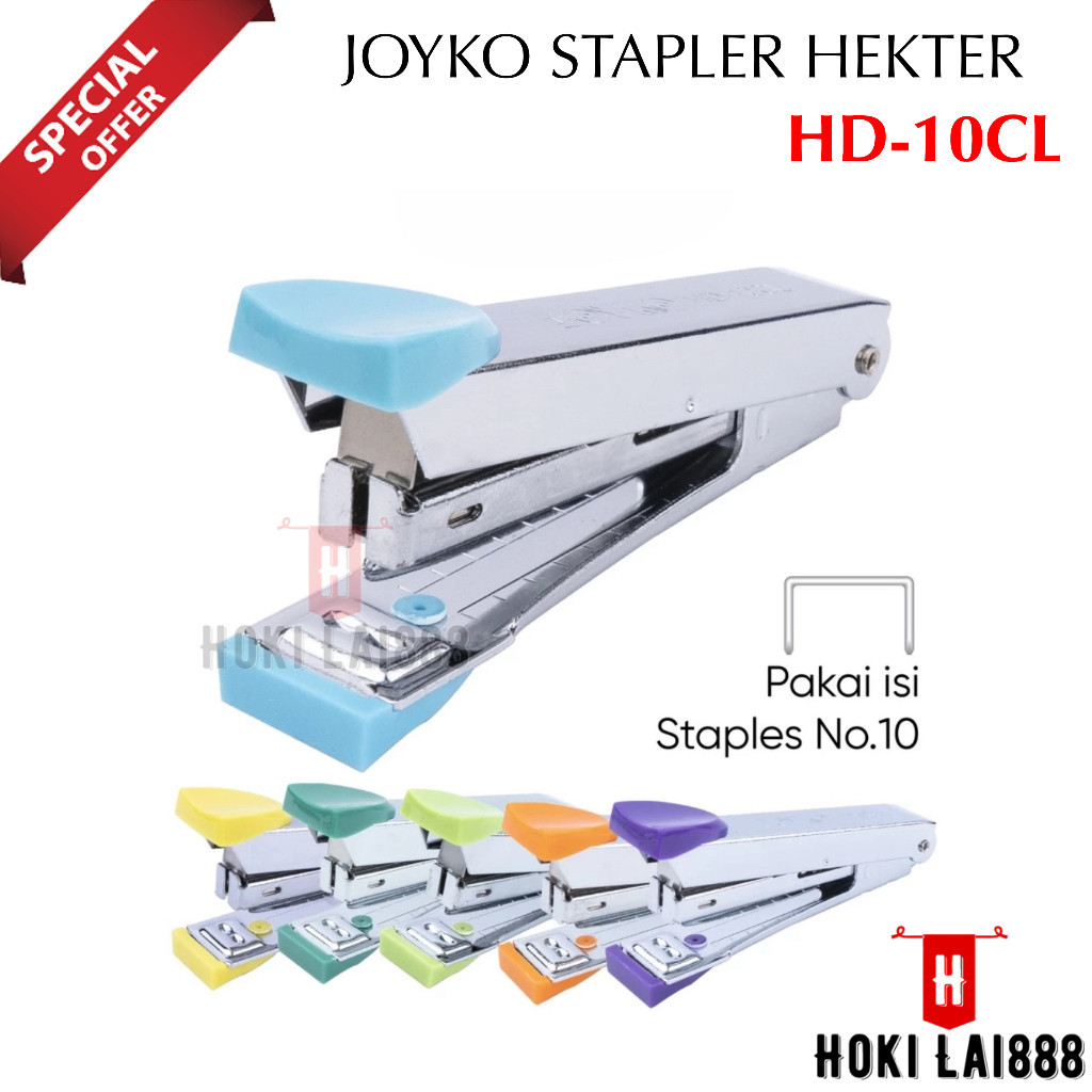 

[HKL] ATK015 HEKTER STAPLER JOYKO HD-10CL / HEKTER JEPRETAN JOYKO / STAPLER KECIL NO 10 / JOYKO STAPLES HD-10CL