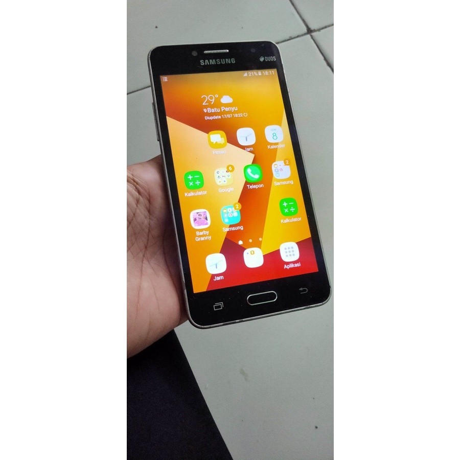 HP SAMSUNG J2 PRIME SECOND FUNGSI NORMAL BISA COD, HP ANDROID SCOND, qittycell29