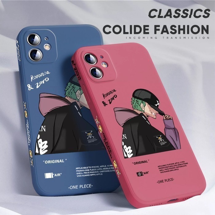 TERBATAS Casing Redmi Note 10/10s/PRO Zoro One Piece Softcase Cover Soft Case - Note 10, Hitam